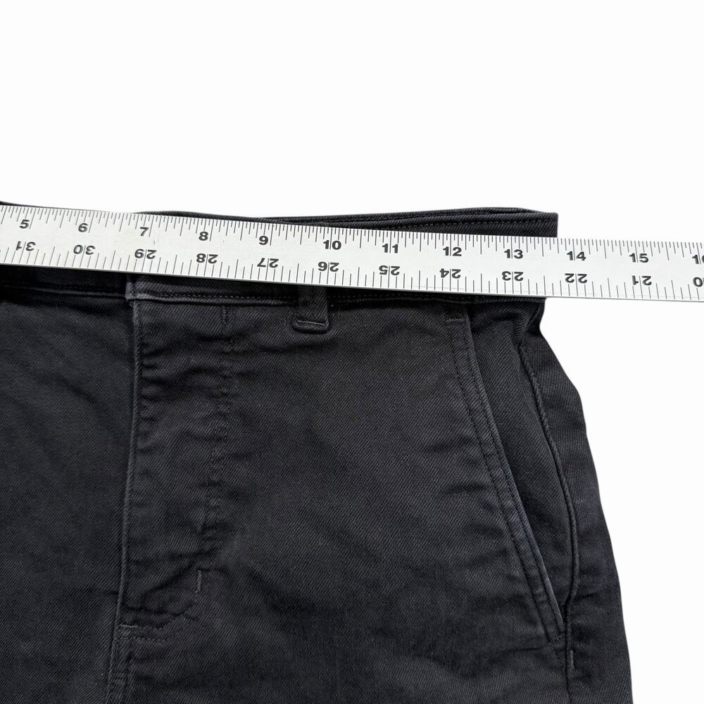 Everlane Women’s Black Chino Shorts High Rise Cotton Twill Sz 2 - Picture 5 of 7